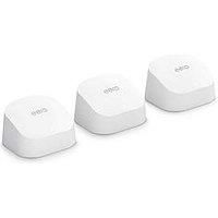 All-new Amazon eero 6 dual-band mesh Wi-Fi 6 system | with built-in Zigbee smart home hub | 3-pack