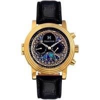 Legacy Leather-Band Watch with Day & Date