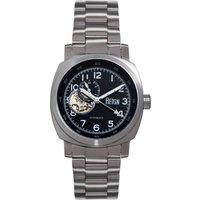 Reign Impaler Semi-Skeleton Bracelet Watch - Black/Silver