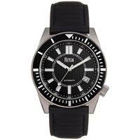 Francis Leather-Band Watch with Date