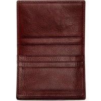 Brown Leather Wallet RFID Blocking Bi Fold Card Case NEW IN BOX