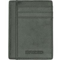 Breed Men's Chase Genuine Leather Front Pocket Wallet in Green
