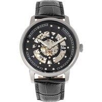 Belfour Automatic Skeleton Leather-Band Watch