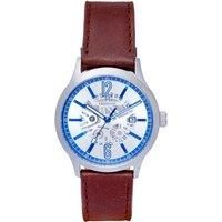 Heritor Automatic Dayne Leather-Band Watch w/Date