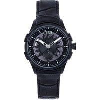 Reign Solstice Automatic Semi-Skeleton Watch - Black