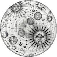 PopSockets: PopGrip Plant - Expanding Stand and Grip Made with Plant Based Materials with a Swappable Top for Smartphones and Tablets - Translucent Cosmic Sun