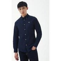 Barbour Mens Tailored Blue Oxtown Shirt, blue, L