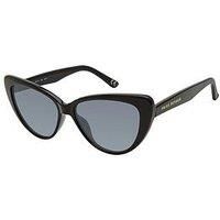 Prive Revaux Women's Sunglasses Full Rim Acetate Cat Eye Shape Oh Darling Black