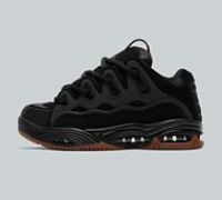 Osiris D3 2001 Black Black Gum Mens Skate Trainers Shoes