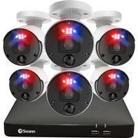 Swann Smart Security 4K Cctv System: 8 Channel 2Tb Hdd Nvr, 6X 4K Enforcer Camera. Works With Alexa, Google Assistant & Swann Security - Swnvk-889906-Eu