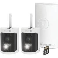 Swann 4K Security Kit With 2 X Powered Wi-Fi Cameras & Nvr Tower