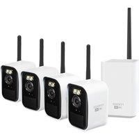 SWANN MaxRanger Mini SWNVK-MRMINISD4 4K Ultra HD NVR Security System - 4 Cameras, White