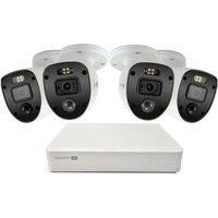 SWANN AdvancedX SWNVK-8ADVX5MP4B 8-channel 3K NVR Security System - 1TB, 4 Cameras, White