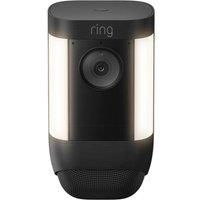Ring Spotlight Cam Pro Plug-In by Amazon | Outdoor Security Camera 1080p HDR Video, 3D Motion Detection, Bird/'s-Eye View, LED Spotlights, alternative to CCTV | 30-day free trial of Ring Protect
