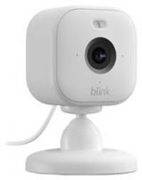 All-New Blink Mini 2 – Plug-in smart security camera, HD night view in colour, built-in spotlight, two-way audio, motion detection, works with Alexa (White)