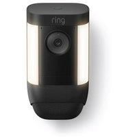 RING Spotlight Cam Pro Full HD 1080p WiFi Security Camera - Wired, Black, Black