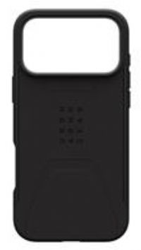 URBAN ARMOR GEAR UAG Designed for iPhone 17 Pro Max Case Civilian - Compatible with MagSafe Military Grade Protective Cover, Black