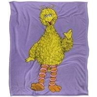 Sesame Street Big Bird Painted Officially Licensed Silky Touch Super Soft Throw Blanket 152 x 127 cm