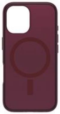OtterBox Symmetry Series Clear MagSafe Case for iPhone 16 Pro, Shockproof, Drop proof, Protective Thin Case, 3x Tested to Military Standard, Red