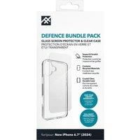 DEFENCE iPhone 16 Plus Case & Screen Protector Bundle - Clear, Clear