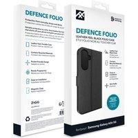 ZAGG iFROGZ Defence Samsung Galaxy A36 5G [6.7 in] Folio Case, Faux Leather, Magnetic Clasp, Card Slots, Black