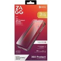 ZAGG A26 Luxe Case & Screen Protector Bundle, Clear