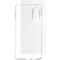 ZAGG Luxe & Glass+ 360 Graphene-Reinforced Case with Tempered Glass Screen Protector for Samsung Galaxy S25 Edge [6.7-Inch], Wireless Charger Compatible, Slim Design, Shockproof (Transparent)