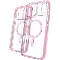 ZAGG Santa Cruz Snap iPhone 17 Pro Max Case - Clear & Pink, Pink,Clear