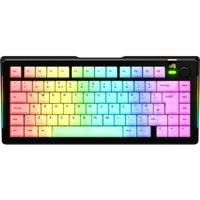 Glorious Gaming 131x Polychroma RGB Keycaps - Transluscent for Max RGB, Cherry Profile, Super Durable Polycarbonate, Original Typeface, Rich Acoustics, English QWERTY Layout - Polychroma