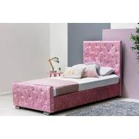 Princess Bed Frame & Mattress Set - 4 Sizes, 2 Colours - Pink