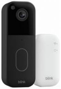 New Blink Video Doorbell System | Head-to-toe HD view, two-year battery life, simple setup, IP-65 | Works with Alexa | Sync Module Core included – (Black)