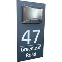 Personalised Acrylic Solar Light Door Sign
