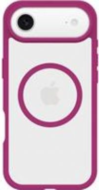 OtterBox React Series MagSafe Case for iPhone Air, Shockproof, Drop proof, Ultra-Slim, Protective Thin Case, Tested to Military Standard, Clear/Pink