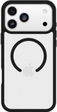 OtterBox React Series MagSafe Case for iPhone 17 Pro Max, Shockproof, Drop proof, Ultra-Slim, Protective Thin Case, Tested to Military Standard, Clear/Black