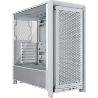 CORSAIR FRAME 4000D Modular Mid-Tower ATX PC Case – High Airflow, InfiniRail™ Fan Mounting System, Dual 360mm Radiator Support, ASUS BTF, MSI Project Zero, Gigabyte Project Stealth – White