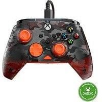 Turtle Beach Rematch Core Ghost Black Camo/Orange Wired Gaming Controller – Licensed for Xbox Series X and S, Xbox One and Windows PCs – Audio Controls, Rumble Motors and Impulse Triggers, 8ft Cable