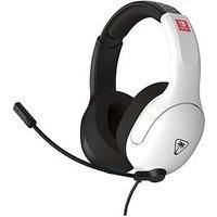 Turtle Beach Airlite Fit Black and White Wired Gaming Headset Officially Licensed for Nintendo Switch, Nintendo Switch Lite, and Nintendo Switch OLED – Flip-to-Mute Mic, Over-Ear Premium Comfort