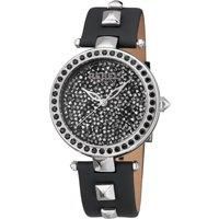 Rockaway Parkway Black Dial Leather Watch