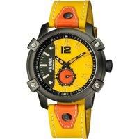 Weeksville Yellow Gold/Bronze Dial Leather Watch