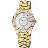 Venice Womens MOP IP Dial Yellow Gold Stainless Steel .. Swiss Quartz Watch