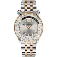 Wallabout Silver Dial Two Tone Swiss Automatic Watch