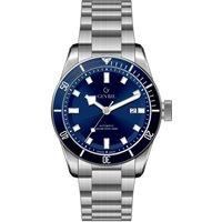 Yorkville Blue Dial Stainless Steel Watch