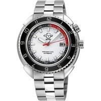 Squalo Swiss Automatic White Dial Stainless Steel Bracelet Date Swiss Automatic Watch