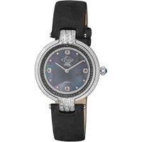 Matera Black Mother of Pearl Dial Black 12800 Diamond Watch