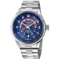 Giromondo Blue Dial Stainless Steel Watch