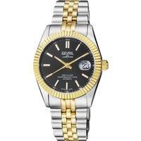 Automatic West Village Black Sunray Dial T toned IPYG Stainless Steel Bracelet