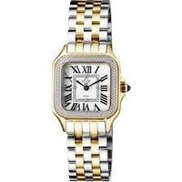 Milan Silver Dial IPYG and Stainless Steel Watch