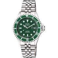Wall Street Green Emerald Dial, Green Ceramic Bezel Stainless Steel Bracelet