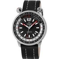Wallabout Black Dial Stainless Steel Swiss Automatic Watch