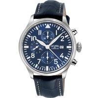 Vaughn Chronograph Blue Dial Swiss Automatic ETA 7750 Watch